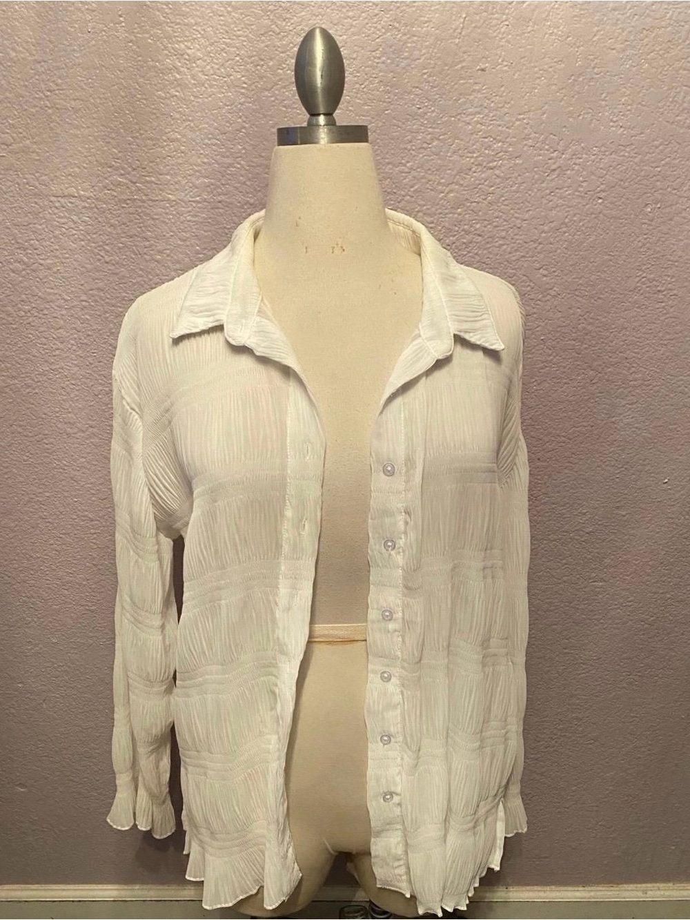 Fashion nova white button down